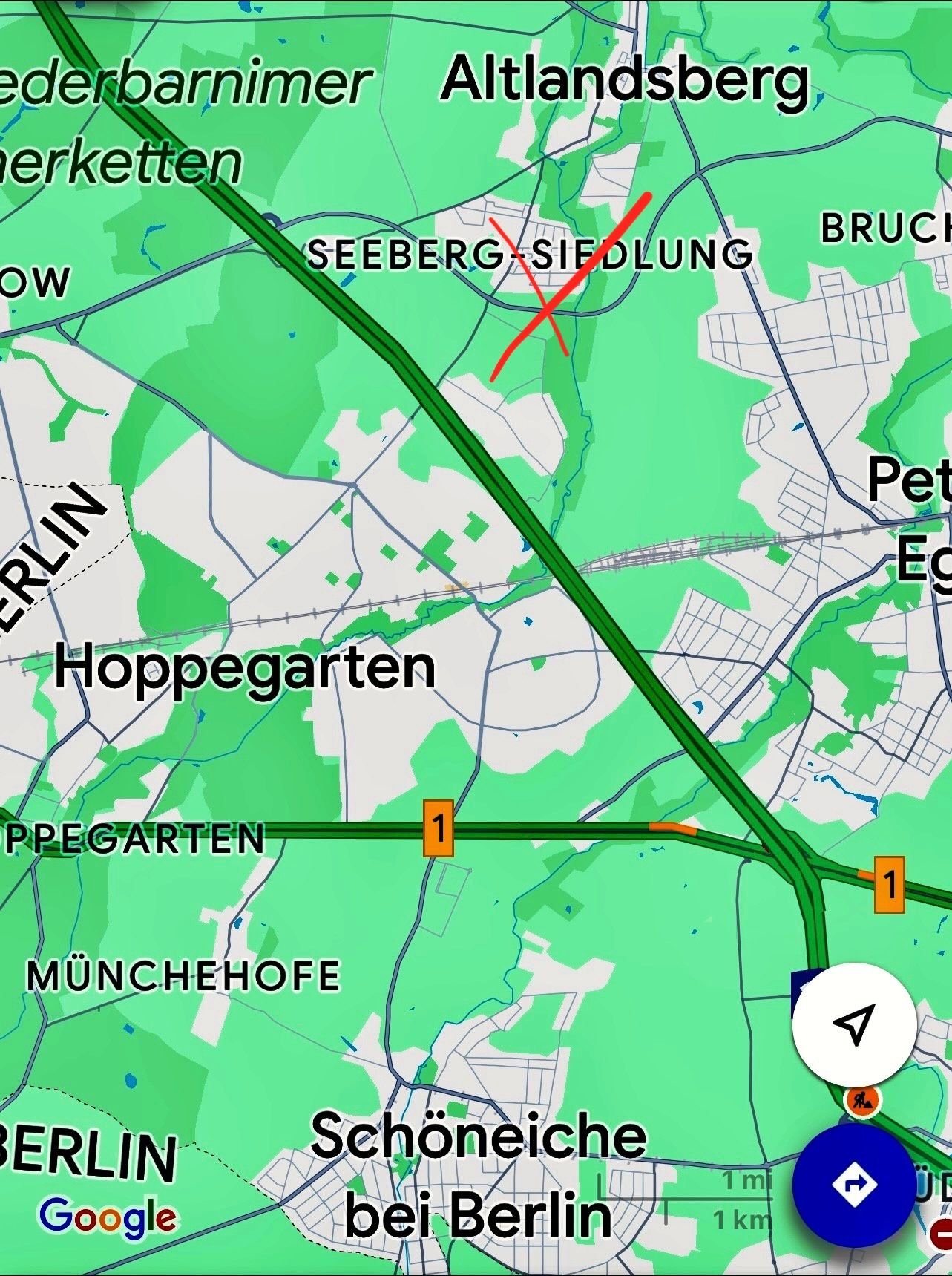 Grundstück zum Kauf 300.000 € 1.000 m²<br/>Grundstück Altlandsberg Altlandsberg 15345