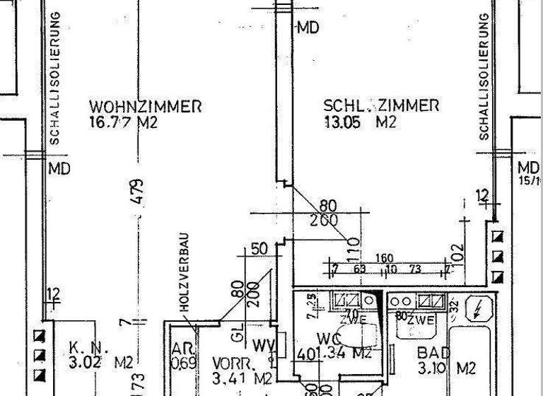 Wohnung zur Miete 199 € 2 Zimmer 41,4 m² frei ab 01.03.2026 E-Werk-Straße 8 Antiesenhofen 4980