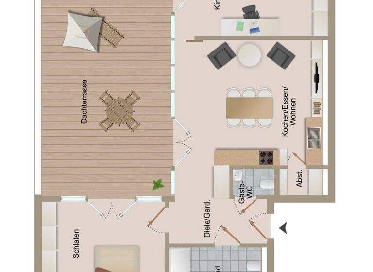 Penthouse zum Kauf - Erstbezug provisionsfrei 481.000 € 3 Zimmer 96,2 m² Öschelbronn Niefern-Öschelbronn / Öschelbronn 75223