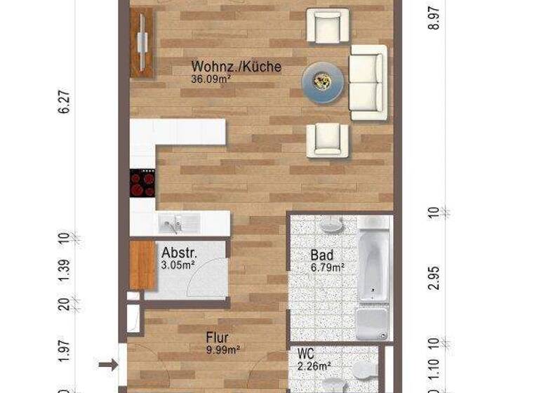 Wohnung zum Kauf 488.000 € 3 Zimmer frei ab 01.01.2027 Kirchbichl 6322