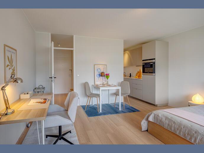 Wohnung zur Miete 1.296 € 1 Zimmer 37 m²<br/>Wohnfläche 02.01.2025<br/>Verfügbarkeit Obermenzing München 81245