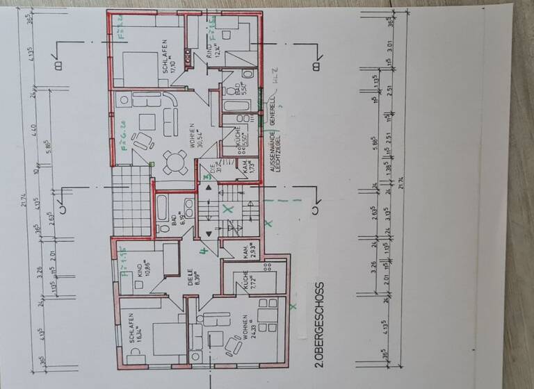 Wohnung zur Miete 950 € 3 Zimmer 80 m²<br/>Wohnfläche 2.<br/>Geschoss ab sofort<br/>Verfügbarkeit Bad Säckingen Bad Säckingen 79713