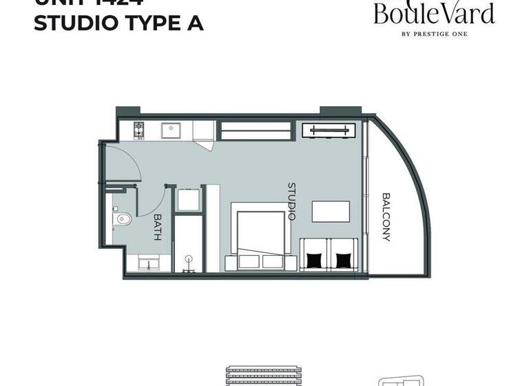 Wohnung zum Kauf provisionsfrei 171.808 € 2 Zimmer 40,7 m² Dubai 00000