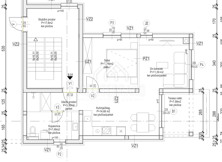 Wohnung zum Kauf 214.064 € 2 Zimmer Sibenik - Okolica 22000