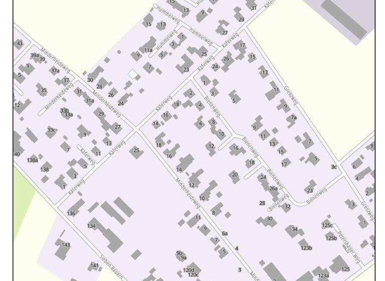 Grundstück zum Kauf 110.000 € 605 m² Grundstück Minderheide Minden 32425