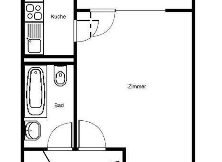 Wohnung zur Miete 519 € 1,5 Zimmer 36,4 m² 3. Geschoss frei ab 29.03.2026 Praunheimer Weg 99 Niederursel Frankfurt am Main 60439