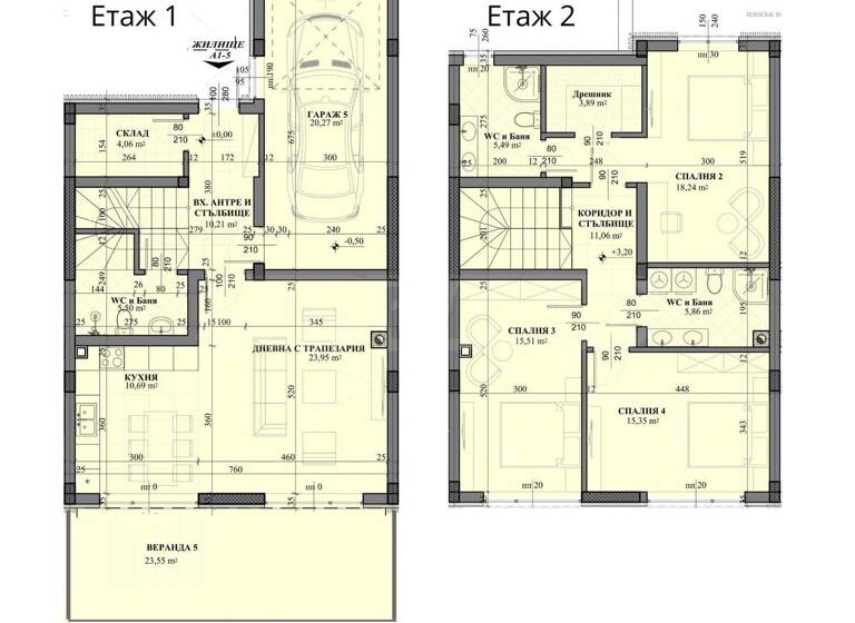 Reihenmittelhaus zum Kauf 264.120 € 4 Zimmer 177,3 m² Markovo