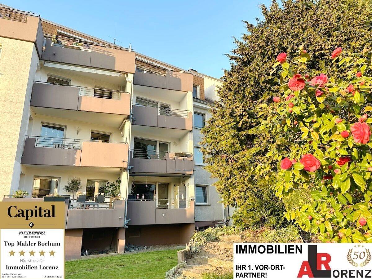 LORENZ-Angebot in Wattenscheid: Individuelle 3,5-R.-Balkonterrassen-Dachgeschoss-W. in ruhiger Lage. – Bochum-Wattenscheid – Bild 1 von 69