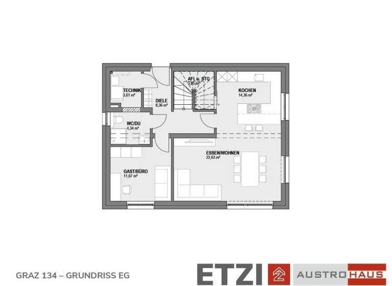 Einfamilienhaus zum Kauf - Erstbezug provisionsfrei 435.545 € 5 Zimmer 134 m² 899 m² Grundstück Scharnstein 4644