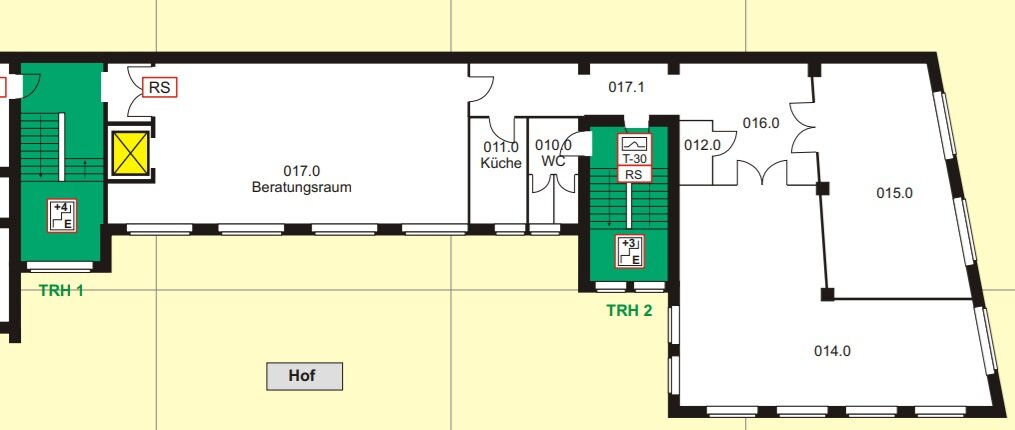 Bürofläche zur Miete provisionsfrei 880 € 3 Zimmer 146,5 m²<br/>Bürofläche ab 146,5 m²<br/>Teilbarkeit Zschopauer Straße 64-66 Einsiedel 460 Chemnitz 09126