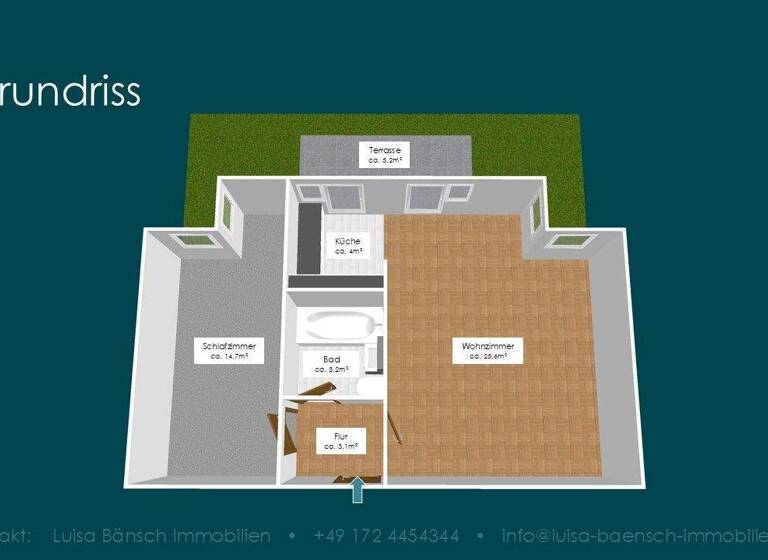 Studio zum Kauf 120.000 € 1 Zimmer 53,2 m² EG Mobschatz Dresden 01156