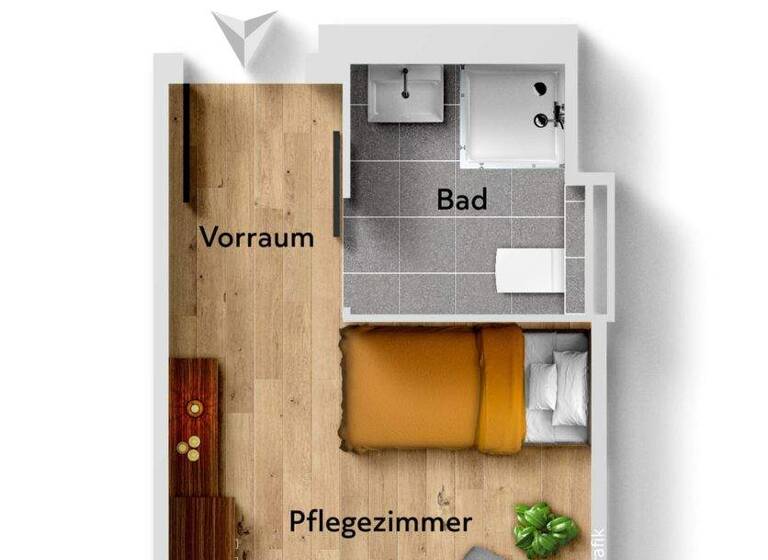 Studio zum Kauf 145.000 € 1 Zimmer 29 m² Thüngersheim 97291