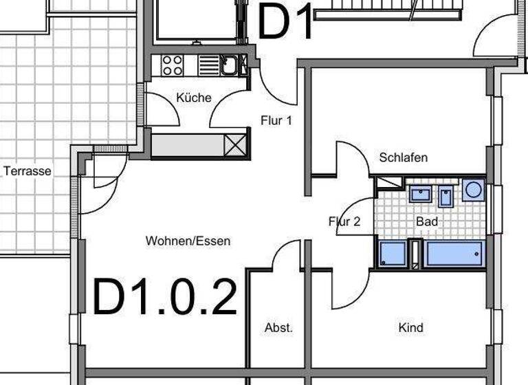 Wohnung zur Miete 1.307 € 3 Zimmer 89,4 m² frei ab 11.04.2026 Berliner Allee 8F Darmstadt 64295