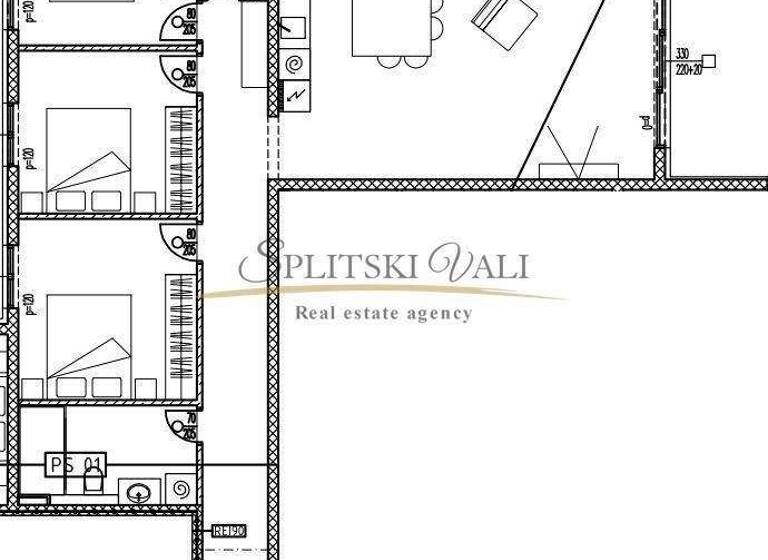 Wohnung zum Kauf 307.220 € 3 Zimmer 109 m² Okrug