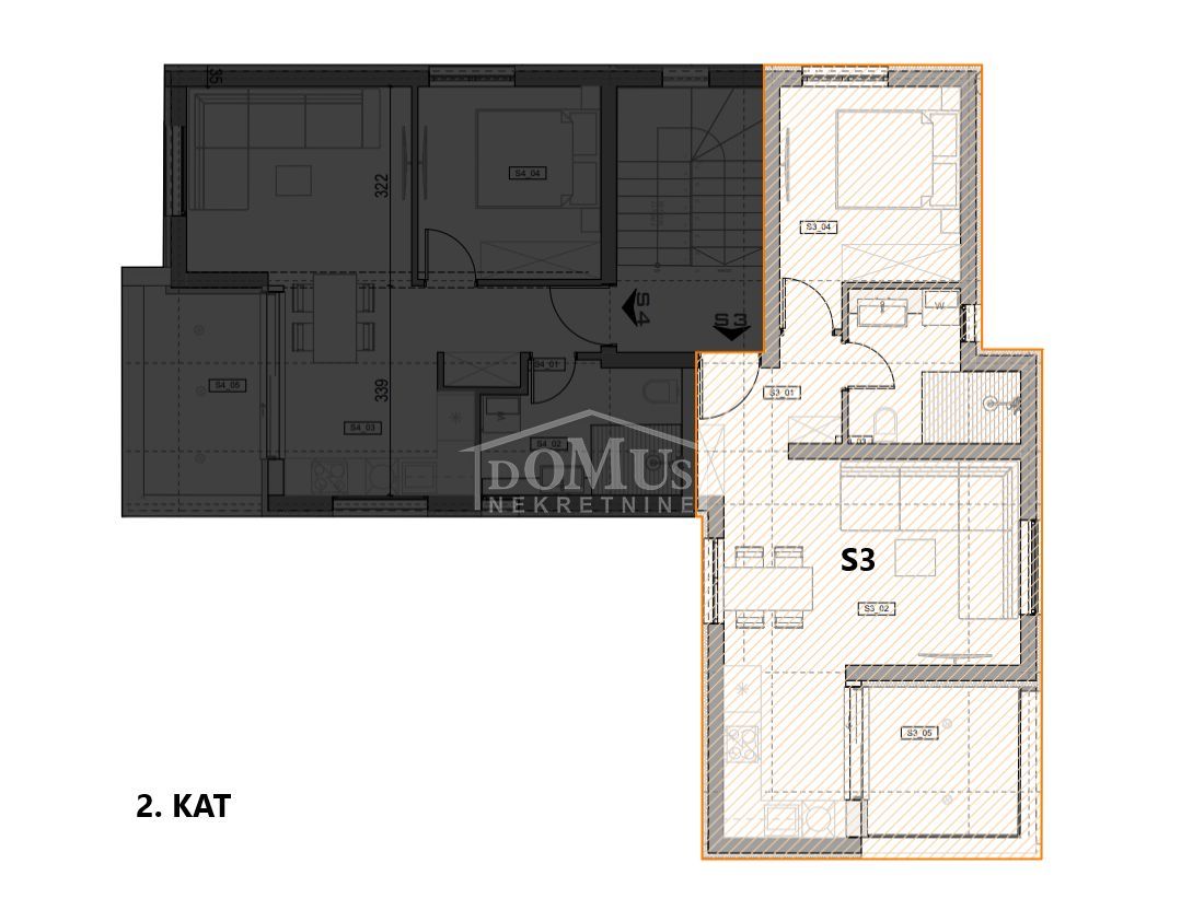 Wohnung zum Kauf 175.000 € 2 Zimmer 50 m²<br/>Wohnfläche 2.<br/>Geschoss Zaboric