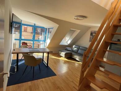 Wohnung zur Miete 1.200 € 2 Zimmer 42,5 m² Geschoss 3/3 Jena - West Jena 07743