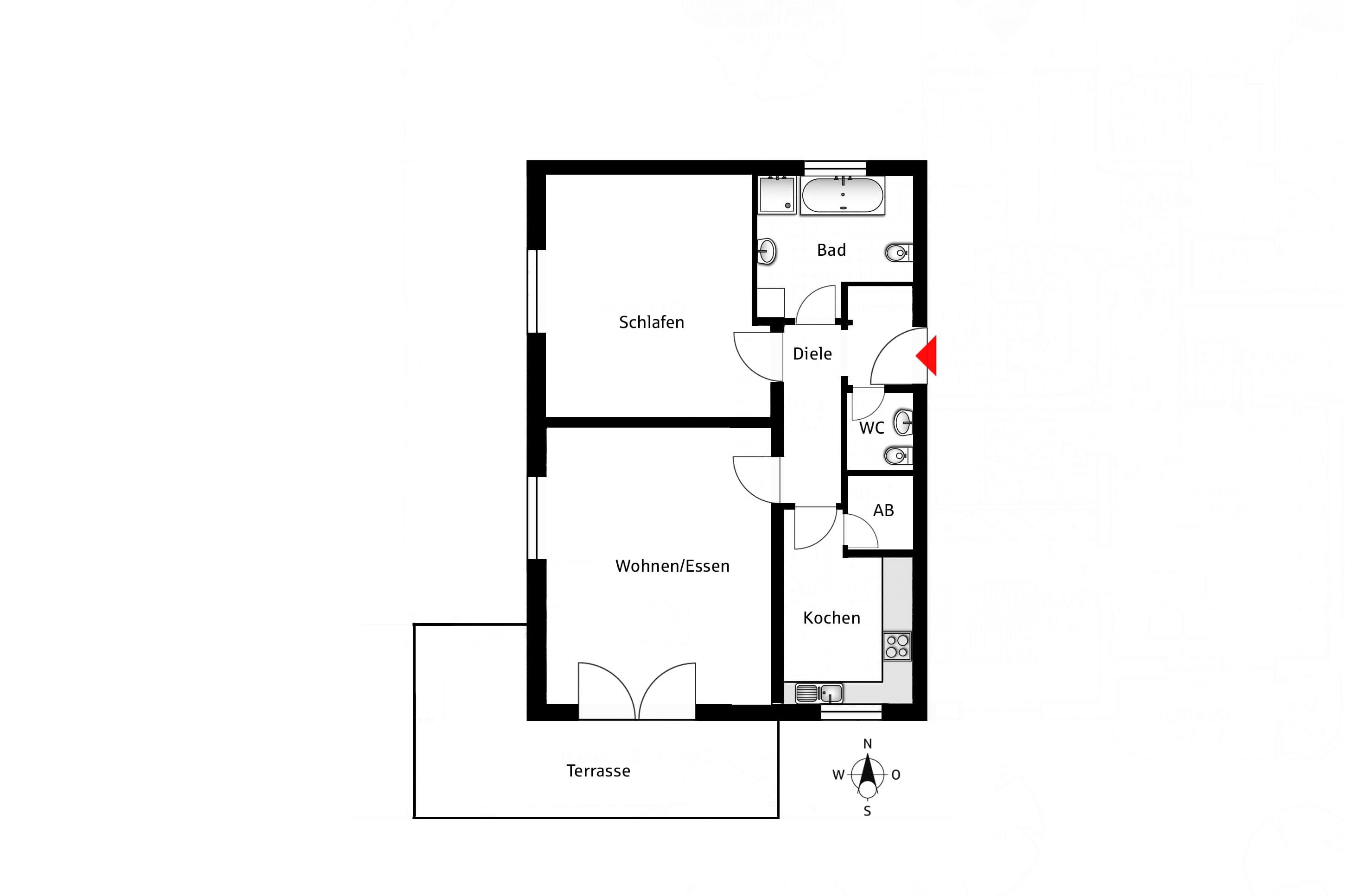 Wohnung zum Kauf 188.000 € 2 Zimmer 65 m²<br/>Wohnfläche Kothau Ingolstadt 85053