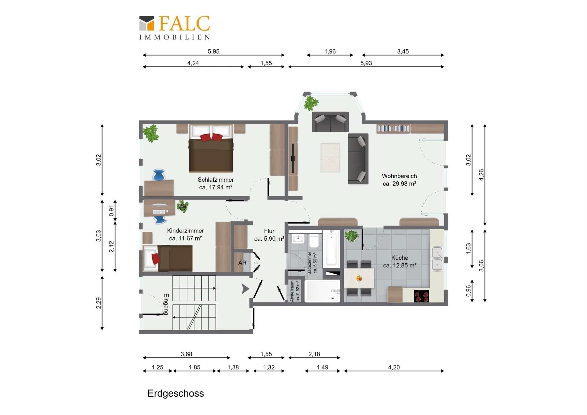 Wohnung zum Kauf 278.000 € 3 Zimmer 89 m²<br/>Wohnfläche Wolperath Neunkirchen-Selscheid 53819