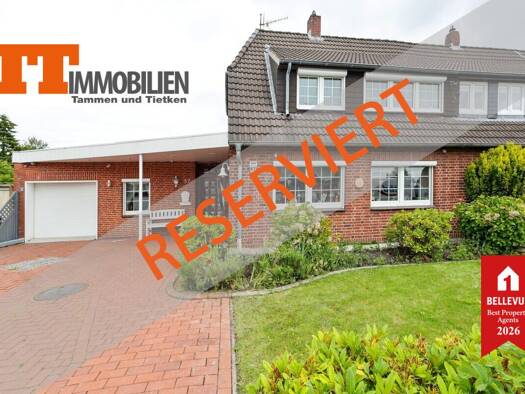 Doppelhaushälfte zum Kauf 250.000 € 6 Zimmer 159,8 m² 879 m² Grundstück Voslapp Wilhelmshaven 26388