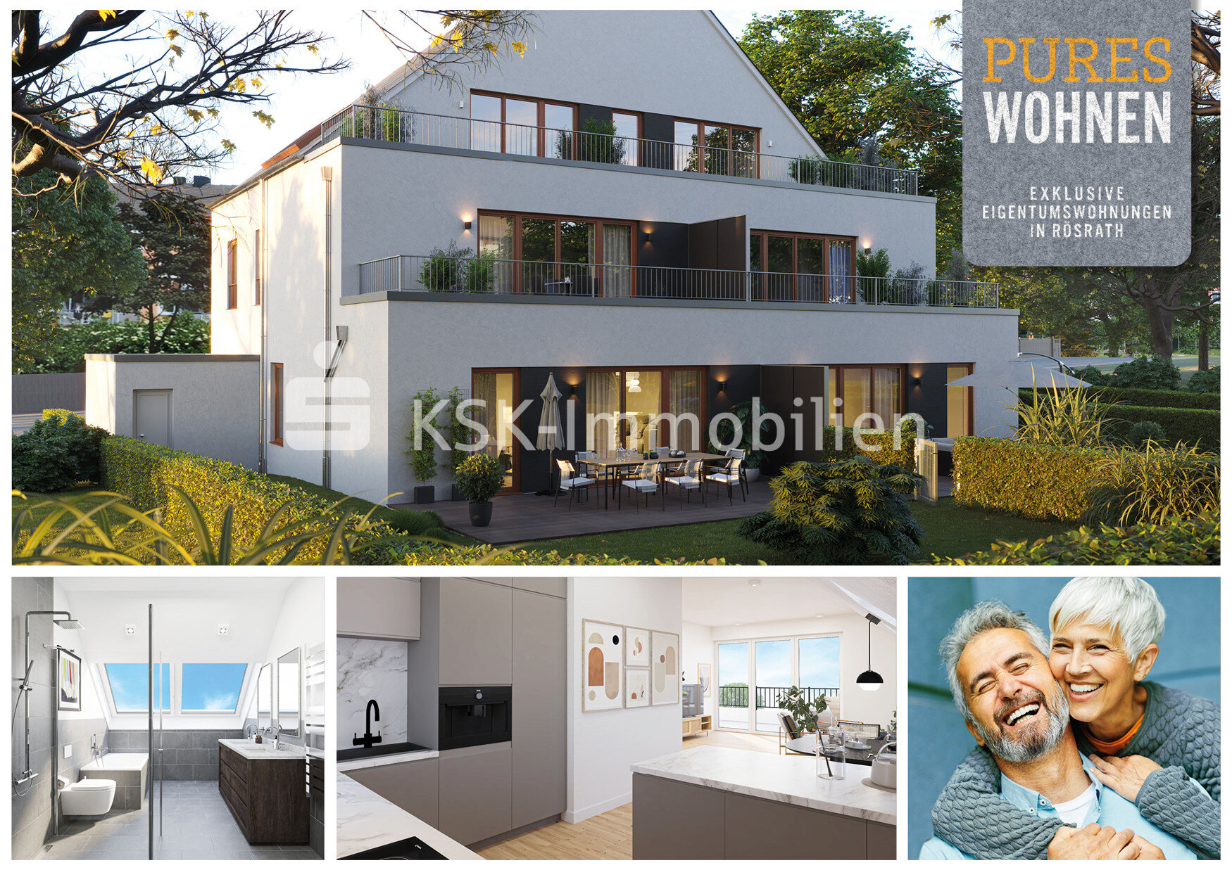 Wohnung zum Kauf 499.500 € 3 Zimmer 99,9 m²<br/>Wohnfläche EG<br/>Geschoss Rösrath Rösrath / Kleineichen 51503