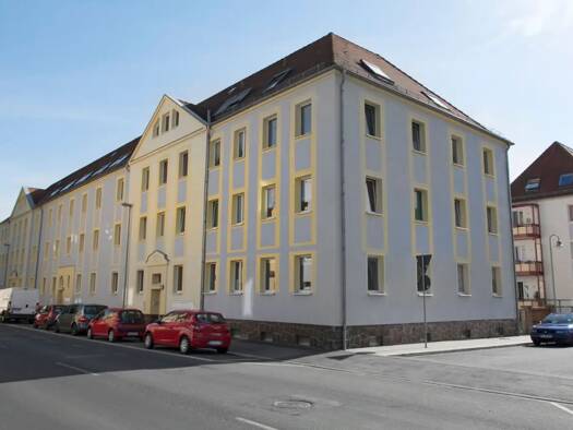 Wohnung zur Miete 361 € 2 Zimmer 53,2 m² Geschoss 3/4 frei ab sofort Ossietzkystraße 27 Meißen Meißen 01662