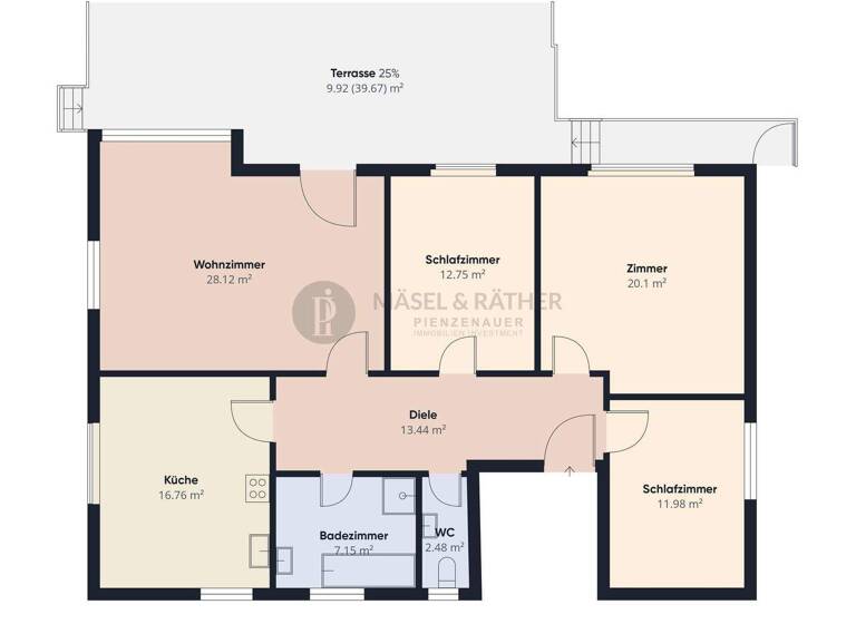Wohnung zur Miete 1.700 € 4 Zimmer 123 m² frei ab sofort Westerham Feldkirchen-Westerham 83620