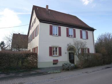 Einfamilienhaus zur Miete 980 € 5 Zimmer 193 m² 450 m² Grundstück Geifertshofen Bühlerzell 74426