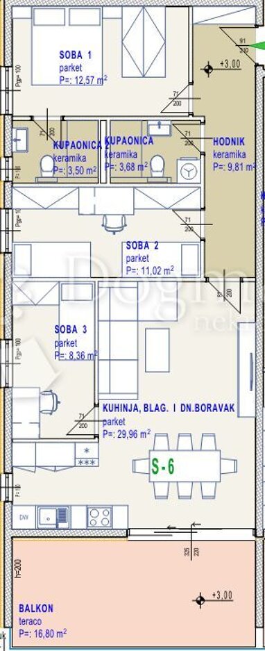 Wohnung zum Kauf 320.595 € 4 Zimmer 95 m² 1. Geschoss Seget 21220