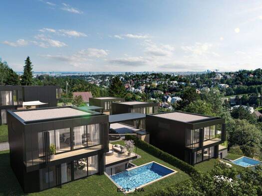 Villa zum Kauf - Erstbezug 1.385.700 € 4 Zimmer 275 m² Grundstück Hackenbergweg Wien 1190