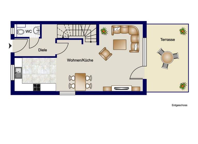 Doppelhaushälfte zum Kauf 549.500 € 4 Zimmer 129,9 m² 182 m² Grundstück Wolfskehlen Riedstadt-Wolfskehlen 64560