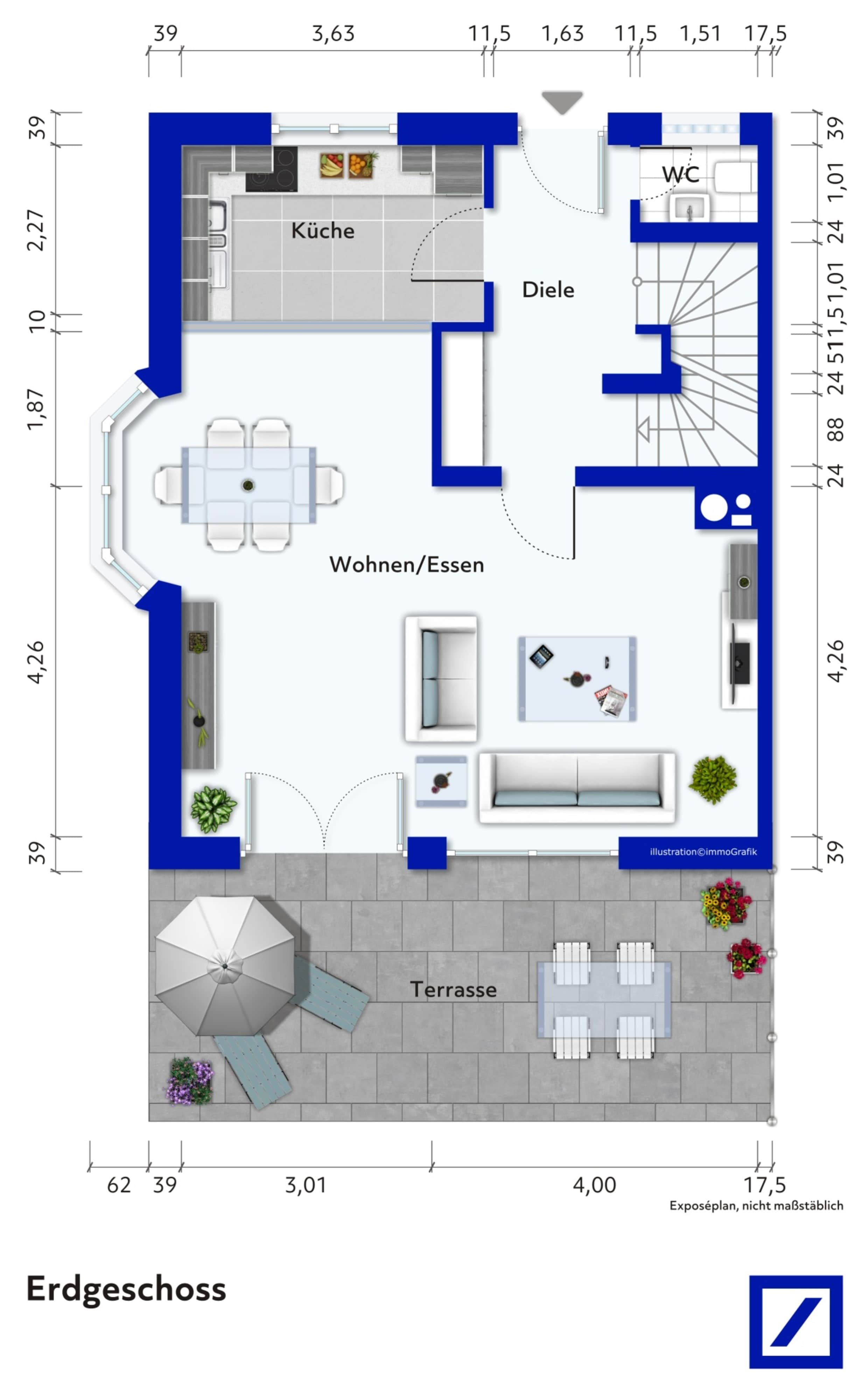 Doppelhaushälfte zum Kauf 440.000 € 4 Zimmer 110 m²<br/>Wohnfläche 502 m²<br/>Grundstück Handorf 21447