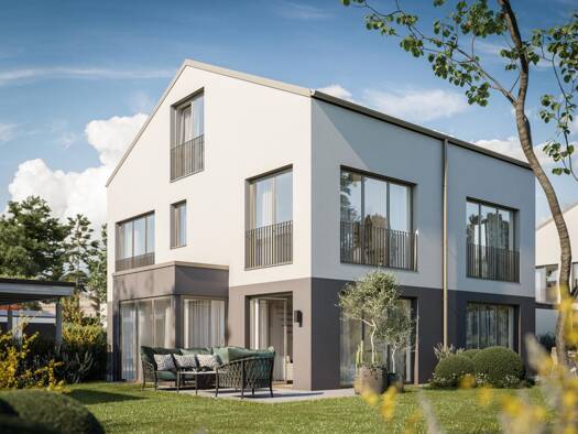 Doppelhaushälfte zum Kauf - Erstbezug provisionsfrei 4 Zimmer 118 m² 350 m² Grundstück Stockdorf Gauting 82131