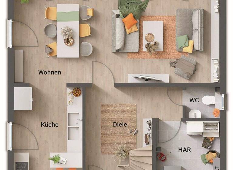 Stadthaus zum Kauf - Erstbezug provisionsfrei 427.950 € 4 Zimmer 126 m² 431 m² Grundstück frei ab sofort Dahlbreite Bösperde Menden 58708