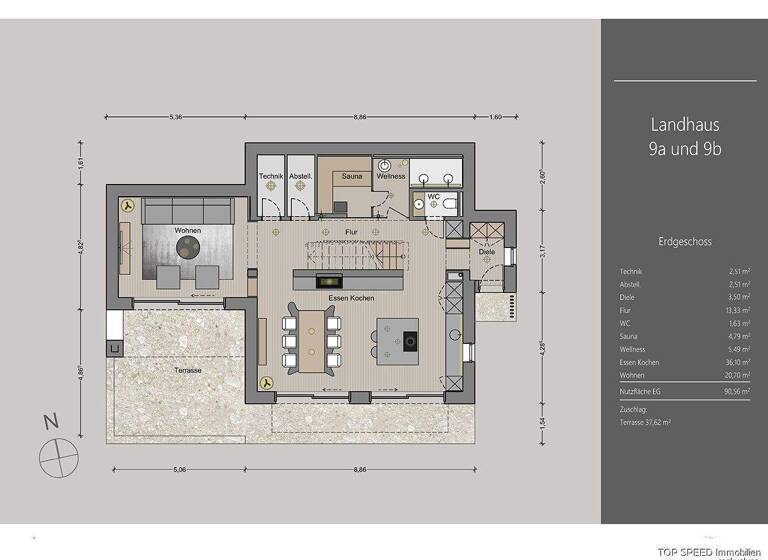 Haus zum Kauf - Erstbezug 2.343.472 € 4 Zimmer 183,2 m² 776 m² Grundstück Pichl 8973