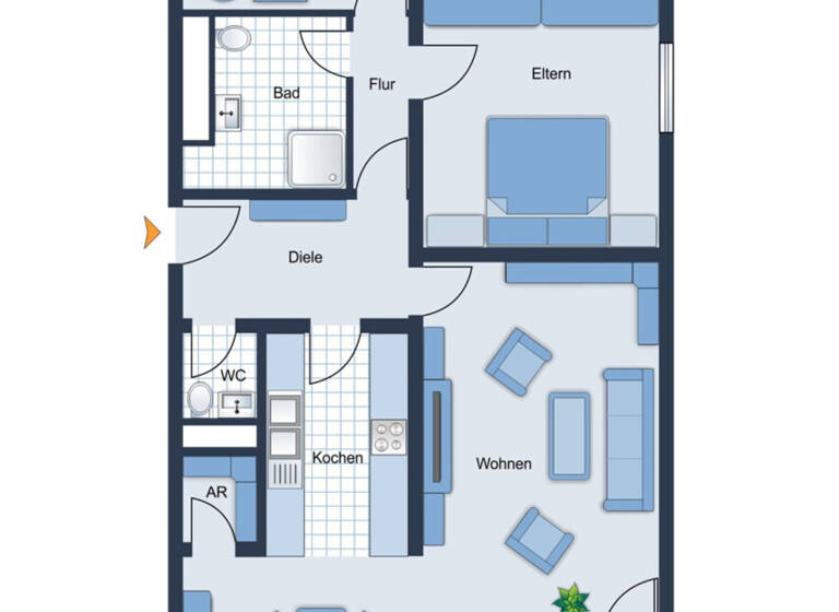 Wohnung zum Kauf 140.000 € 3,5 Zimmer 88,7 m² 5. Geschoss Beaumarais Saarlouis / Beaumarais 66740