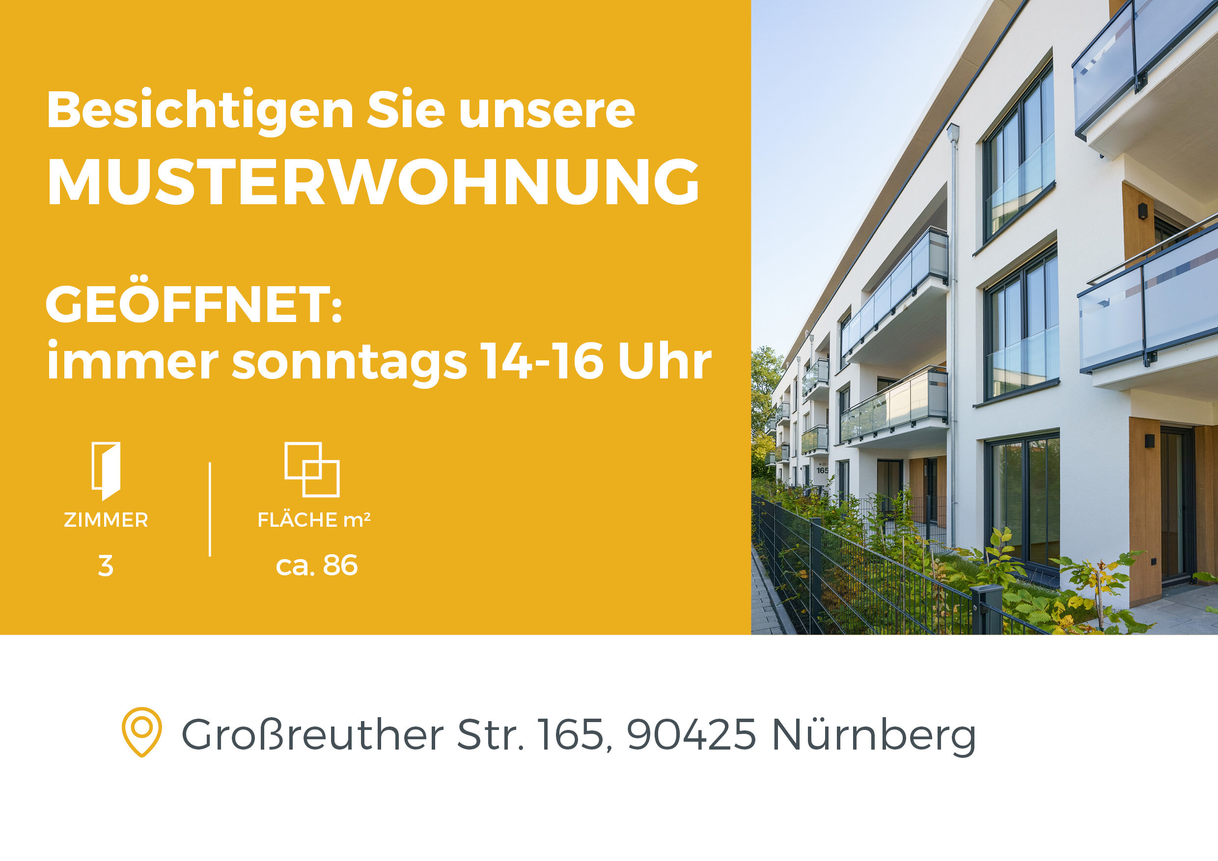 Terrassenwohnung zum Kauf provisionsfrei 788.950 € 3 Zimmer 89 m²<br/>Wohnfläche EG<br/>Geschoss Großreuther Straße 165 Marienberg Nürnberg 90425