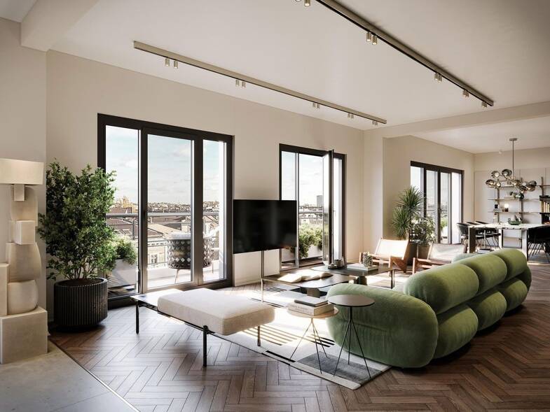 Wohnung zum Kauf provisionsfrei 2.241.540 € 4 Zimmer 160,1 m² Dachgeschoss frei ab 01.06.2025 Hohenstaufenstraße 9 Schöneberg Berlin 10781