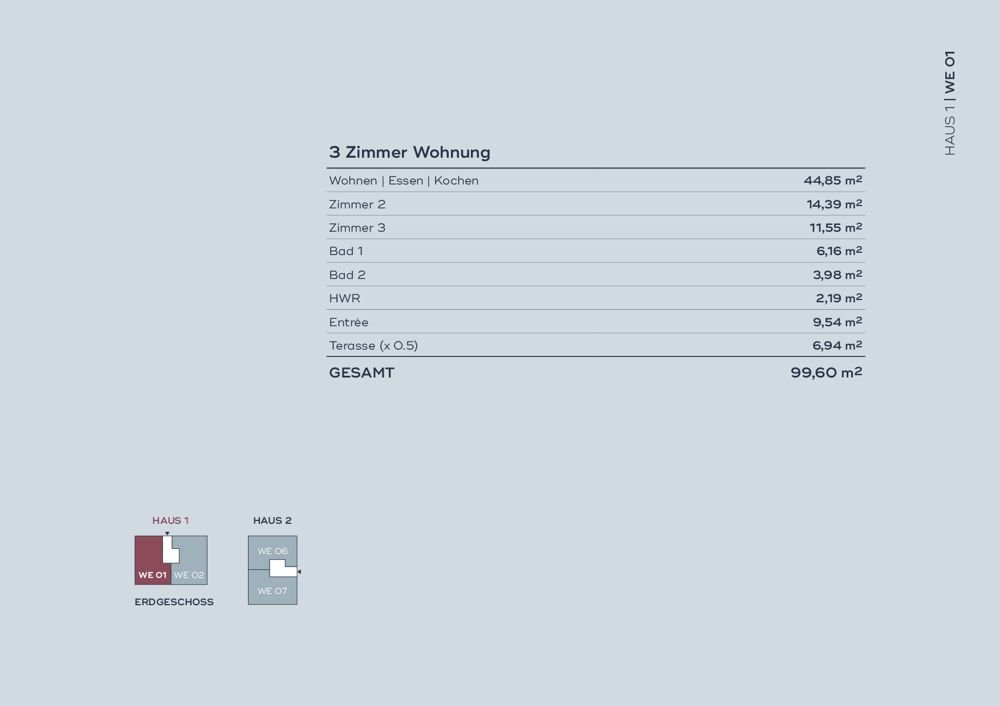 Wohnung zum Kauf provisionsfrei 721.955 € 3 Zimmer 99,6 m²<br/>Wohnfläche EG<br/>Geschoss Stadtwald Krefeld / Bockum (Stadtwald) 47800