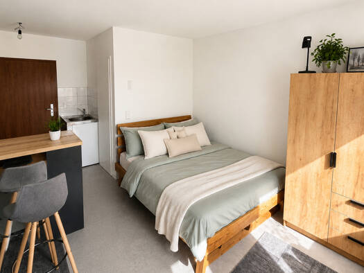 Wohnung zur Miete 520 € 1 Zimmer 22 m² frei ab sofort Wredestraße 46 Mitte Ludwigshafen am Rhein 67059
