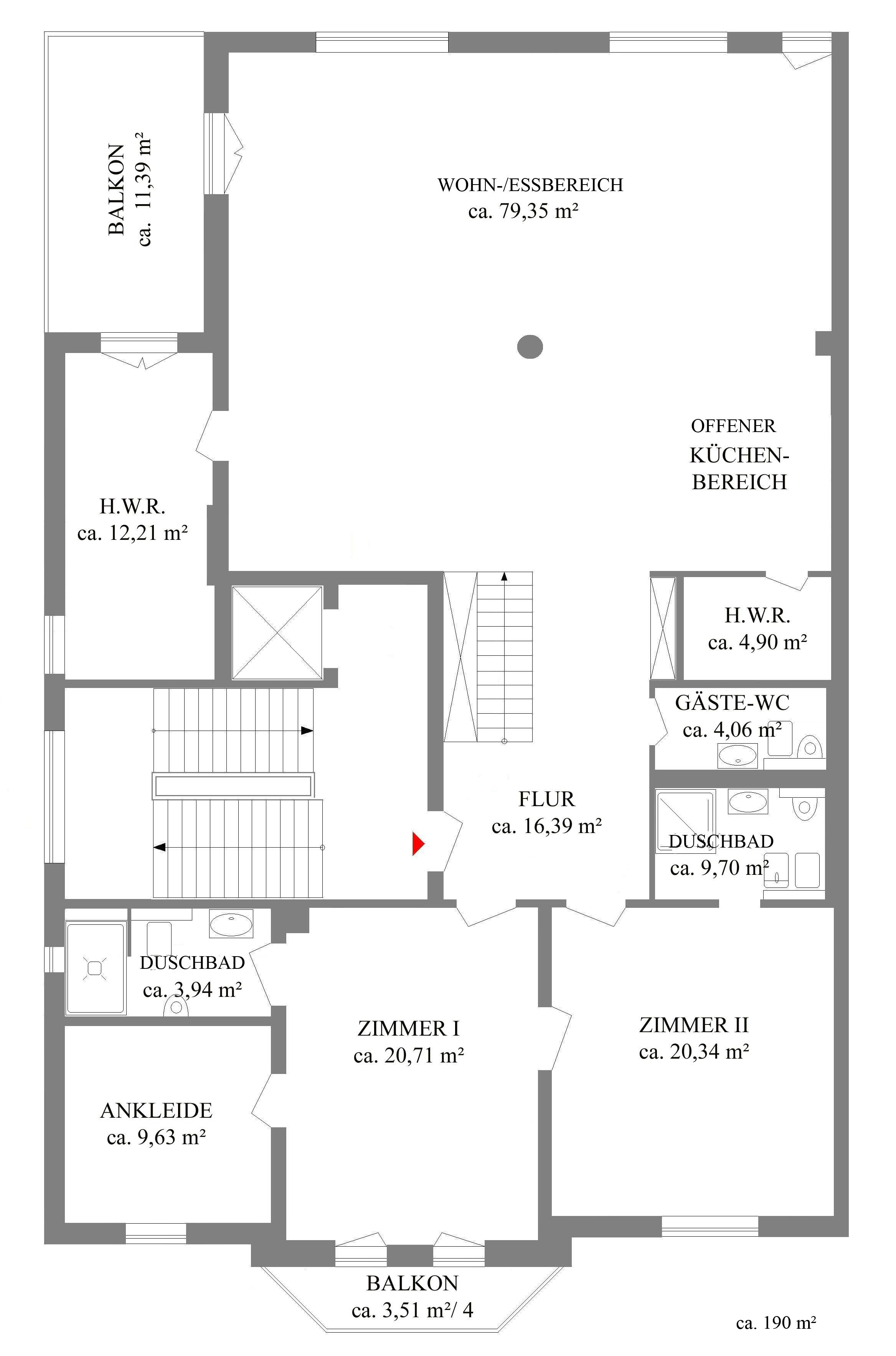 Wohnung zur Miete 2.250 € 5 Zimmer 315 m²<br/>Wohnfläche Gete Bremen-Schwachhausen 28211