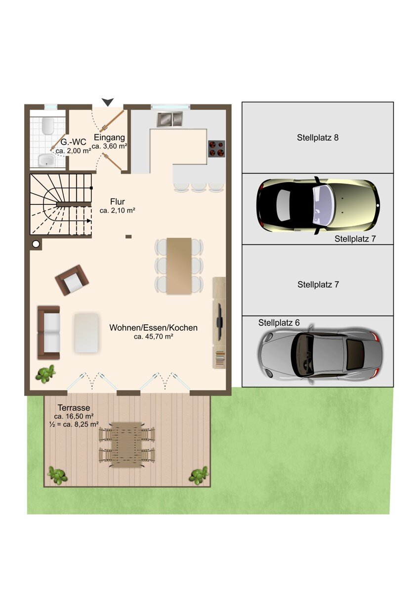 Doppelhaushälfte zum Kauf 1.247.000 € 4 Zimmer 139 m²<br/>Wohnfläche 211 m²<br/>Grundstück Vaterstetten Vaterstetten 85591