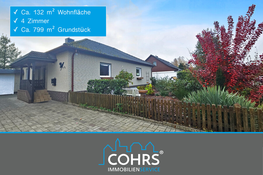 Bungalow zur Miete 1.000 € 4 Zimmer 132 m²<br/>Wohnfläche 799 m²<br/>Grundstück Fallingbostel Bad Fallingbostel 29683