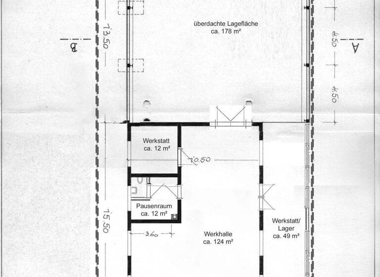Produktionshalle zur Miete 2.000 € 375 m² Lagerfläche Bodelshausen 72411