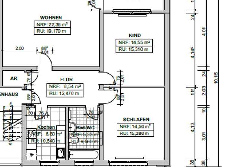 Wohnung zur Miete 520 € 3 Zimmer 76 m² frei ab 01.06.2026 Bergen 29303