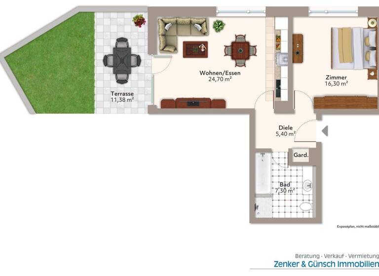 Wohnung zum Kauf - Erstbezug provisionsfrei 417.900 € 2 Zimmer 67,3 m² EG Kareth Lappersdorf 93138