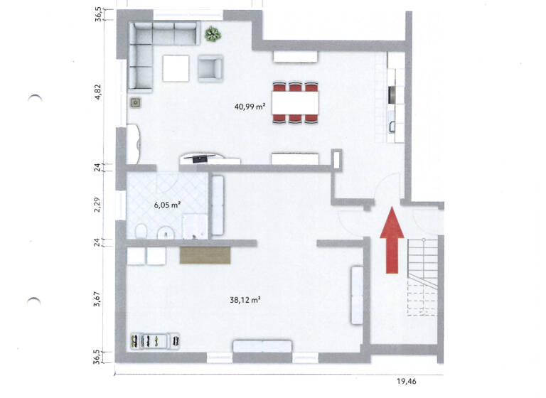 Wohnung zur Miete 450 € 1 Zimmer 47 m² frei ab 01.05.2026 Heimersheim Bad Neuenahr-Ahrweiler 53474