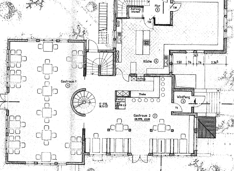 Restaurant zur Miete provisionsfrei 3.000 € 390 m² Gastrofläche 760 m² Grundstück Dohlenweg 7 Thalfang 54424