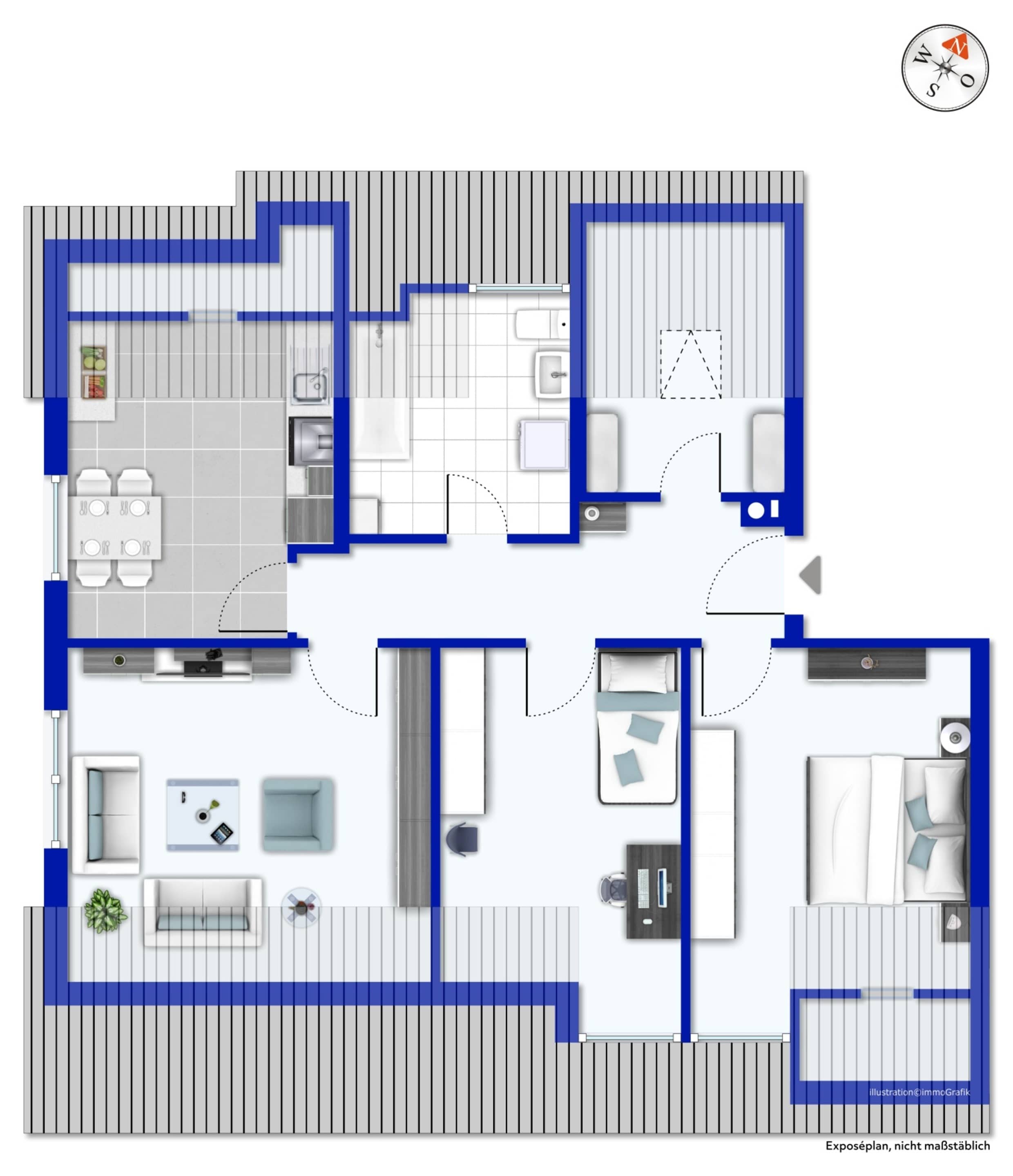 Wohnung zum Kauf 230.000 € 3,5 Zimmer 72,5 m²<br/>Wohnfläche 2.<br/>Geschoss Niederstotzingen Niederstotzingen 89168