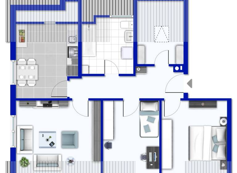 Wohnung zum Kauf 230.000 € 3,5 Zimmer 72,5 m²<br/>Wohnfläche Dachgeschoss, 2.<br/>Geschoss Niederstotzingen Niederstotzingen 89168