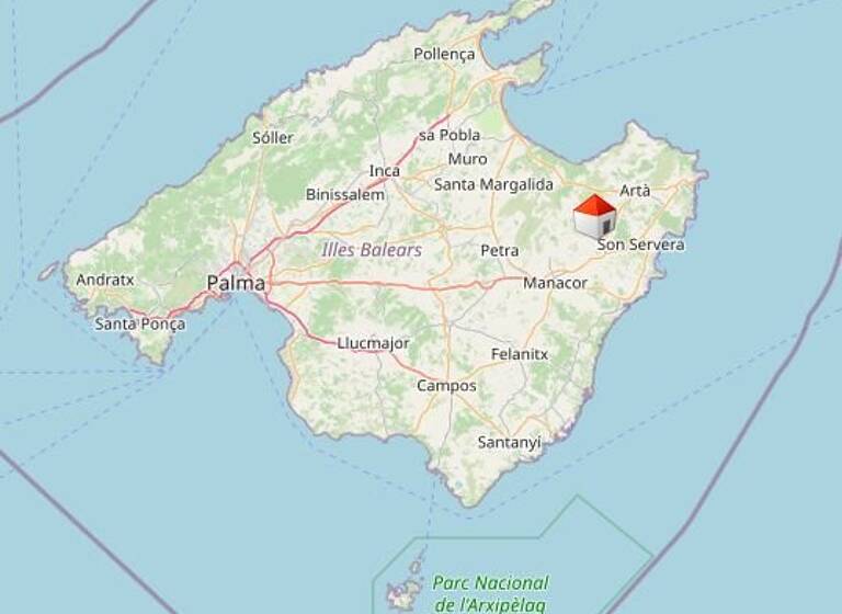 Landhaus zum Kauf 2.250.000 € 5 Zimmer 206 m² 500.451 m² Grundstück Sant Llorenç 07530